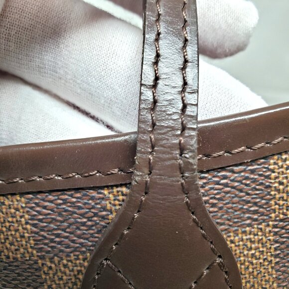 Louis Vuitton Damier Ebene Canvas Neverfull MM Tote w/ COA - Picture 13 of 16